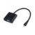 Black 1080P Micro HDMI to VGA Video Converter Adapter Cable For PC Monitor Projector HDTV with 15CM Cable