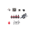 HSKRC 3 Inch 140mm Carbon Fiber Racing Kit