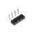 DS1002-01-1x4R13-JK-CONNFLY-1×4 Pin 2.54mm IC Socket DIP,R/A & SMT Type