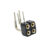 DS1002-01-2x2R13-JK-CONNFLY-2×2 Pin 2.54mm IC Socket DIP,R/A & SMT Type