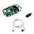 Combo of Raspberry Pi 4 Model-B with 1 GB RAM + Micro-HDMI Cable + Micro-USB to C type Converter